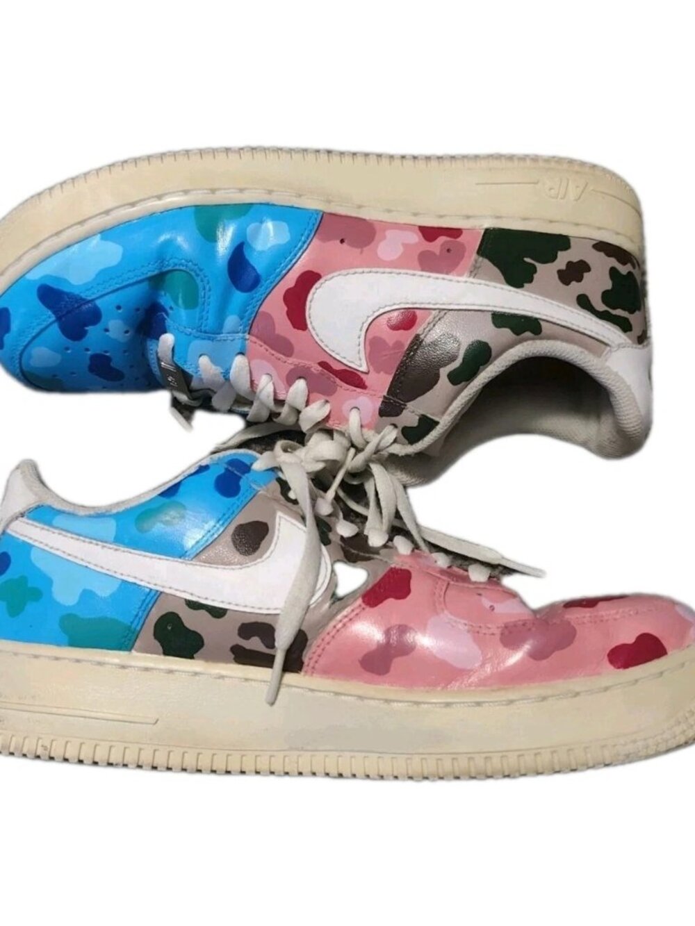 Nike Air Force 1 Men's 8.5 Multicolor Camo Sneakers Replacement Insoles